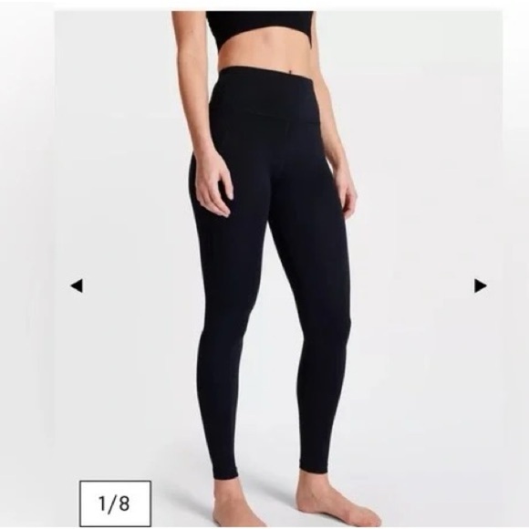Sweaty Betty All Day Leggings Full Length Size Medium Black High Waist - Picture 1 of 7